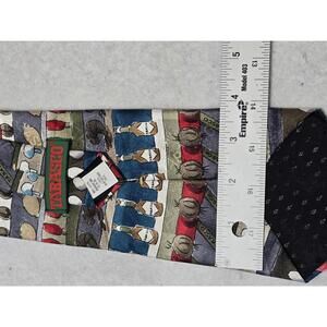 Tarasco Patterned Silk Tie with Tabasco Sauce Theme